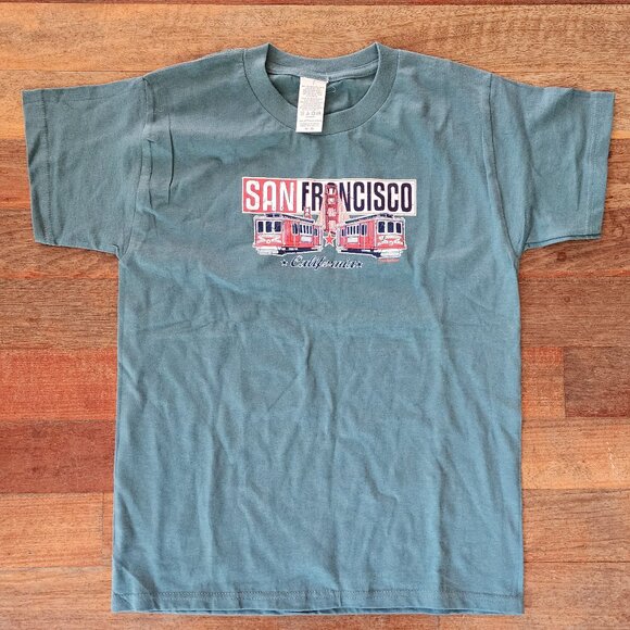 NWOT San Francisco Green Boys T-Shirt Size Medium 8 - Picture 4 of 9